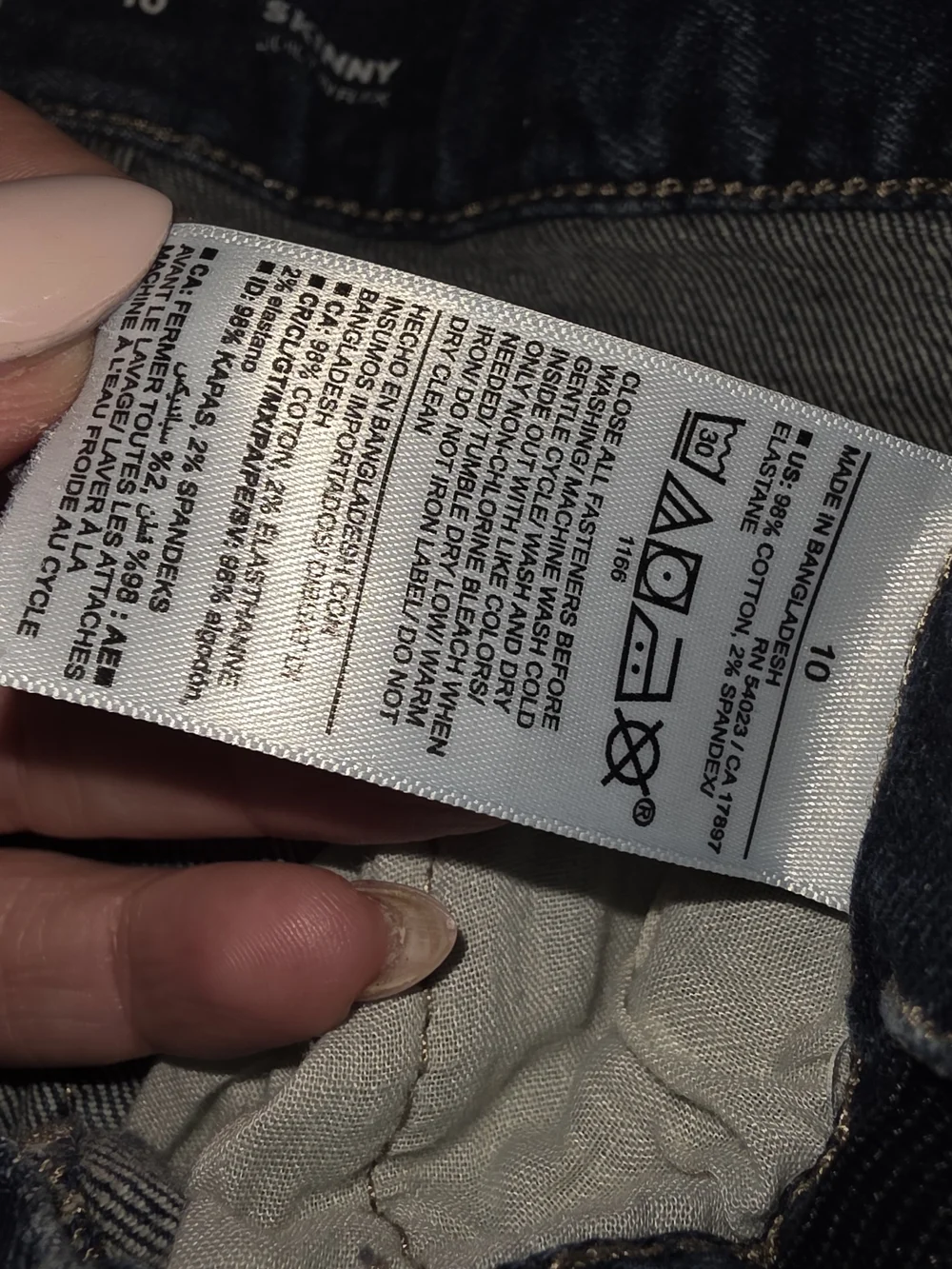 Old Navy Boys Dark Blue Straight Leg Jeans